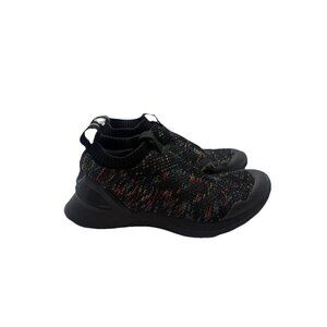 Adidas Boys Rapidarun F35889 Black Multicolor Speck Running Shoes Sneakers Sz 4